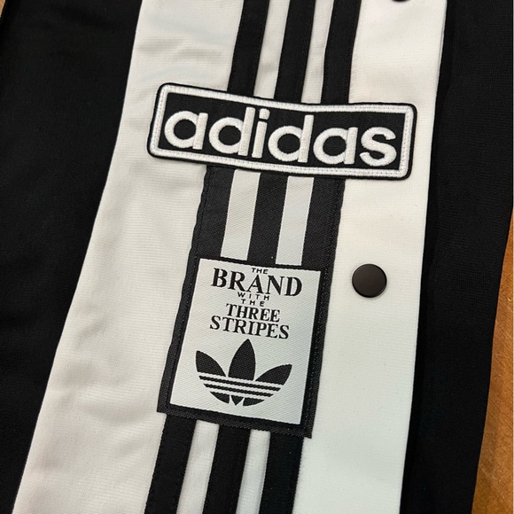 ADIDAS Black / White Adibreak Pants - Picture 6 of 8